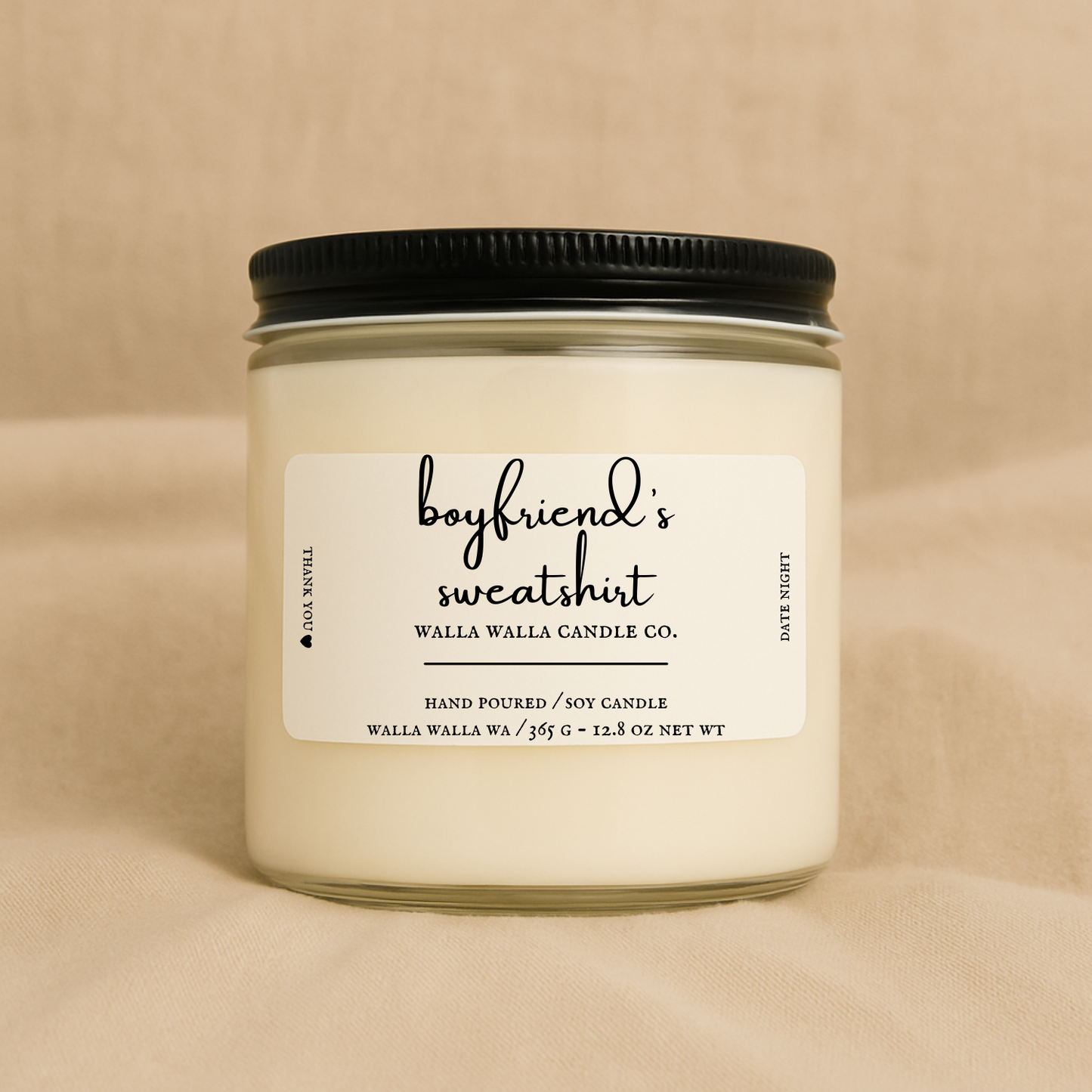 "BOYFRIEND'S SWEATSHIRT" CANDLE