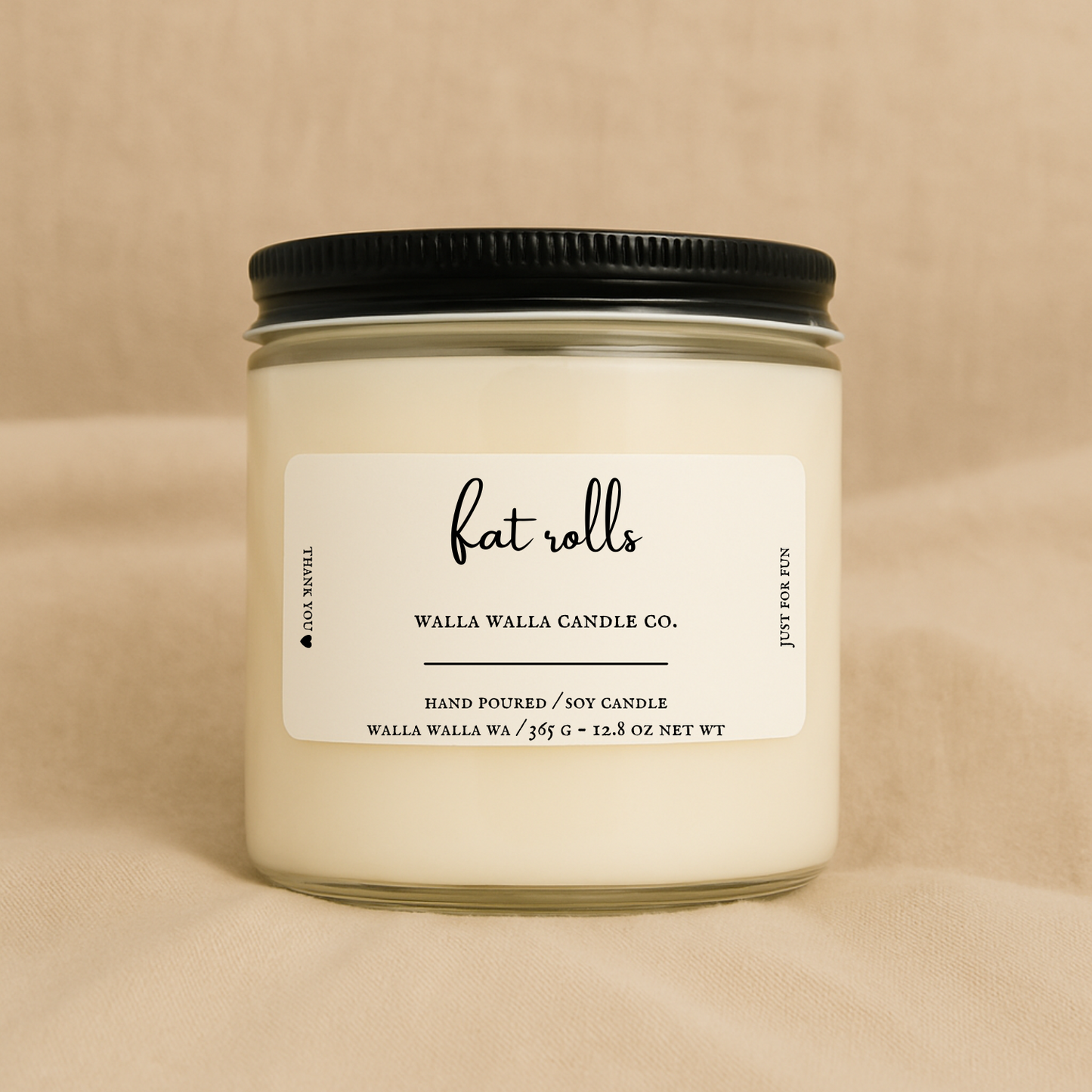 "FAT ROLLS" CANDLE