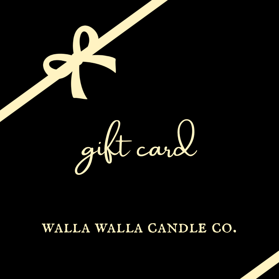"WALLA WALLA CANDLE CO. GIFT CARD"