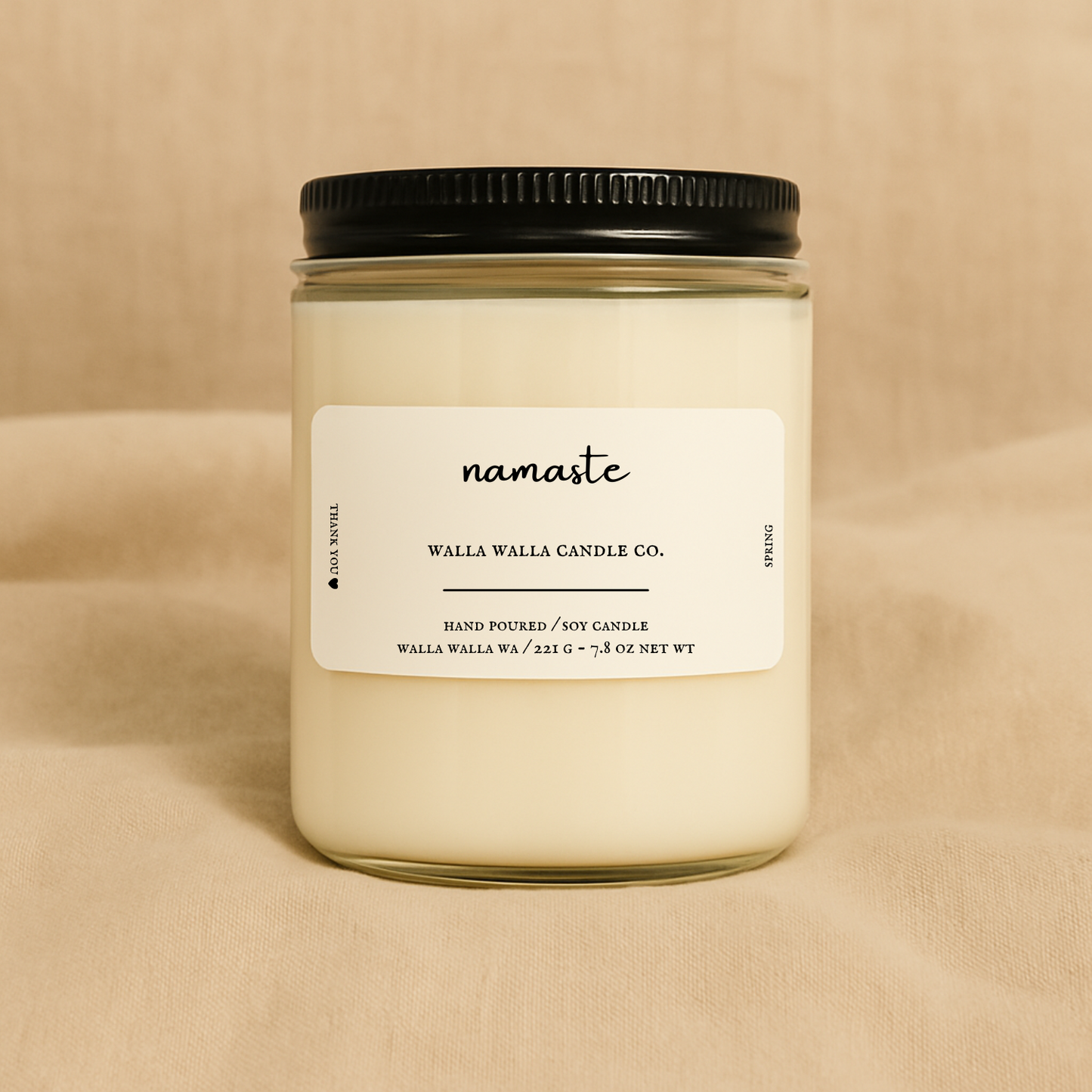 "NAMASTE" CANDLE