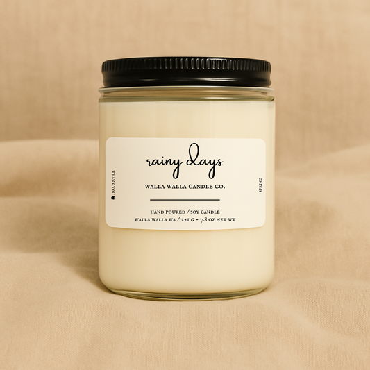"RAINY DAYS" CANDLE
