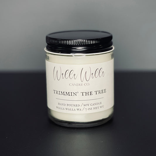 "TRIMMIN' THE TREE" CANDLE
