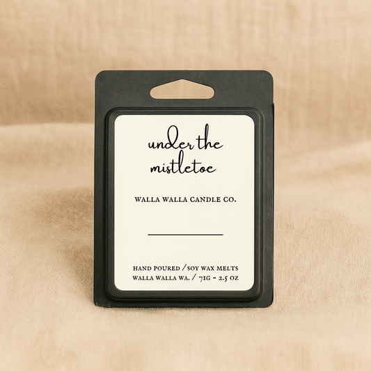 “UNDER THE MISTLETOE” WAX METLS